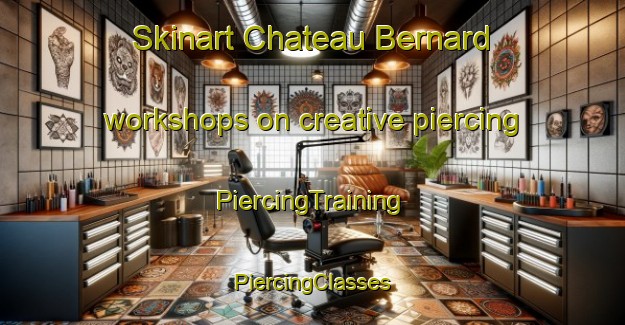 Skinart Chateau Bernard workshops on creative piercing | #PiercingTraining #PiercingClasses #SkinartTraining-France