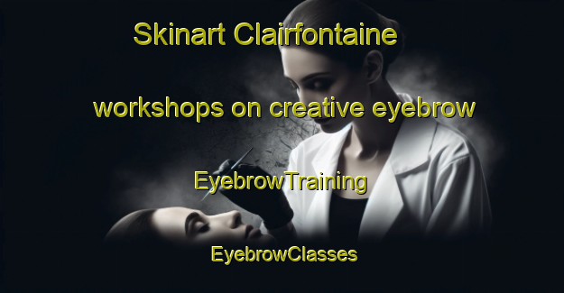Skinart Clairfontaine workshops on creative eyebrow | EyebrowTraining | EyebrowClasses | SkinartTraining-France