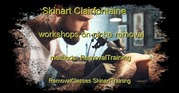 Skinart Clairfontaine workshops on niche removal methods | #RemovalTraining #RemovalClasses #SkinartTraining-France