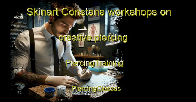 Skinart Constans workshops on creative piercing | PiercingTraining | PiercingClasses | SkinartTraining-France