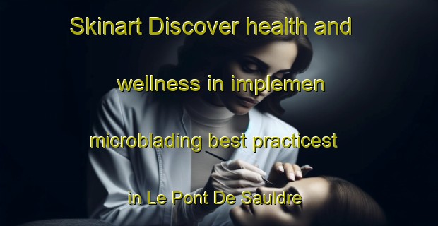 Skinart Discover health and wellness in implemen microblading best practicest in Le Pont De Sauldre | MicrobladingTraining | MicrobladingClasses | SkinartTraining-France