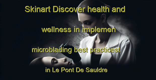 Skinart Discover health and wellness in implemen microblading best practicest in Le Pont De Sauldre | MicrobladingTraining | MicrobladingClasses | SkinartTraining-France