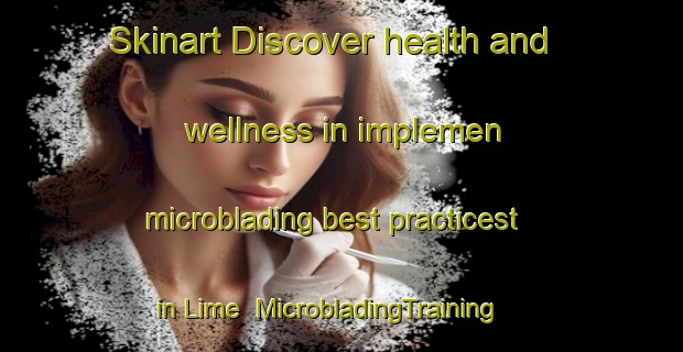 Skinart Discover health and wellness in implemen microblading best practicest in Lime | MicrobladingTraining | MicrobladingClasses | SkinartTraining-France