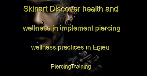 Skinart Discover health and wellness in implement piercing wellness practices in Egieu | PiercingTraining | PiercingClasses | SkinartTraining-France