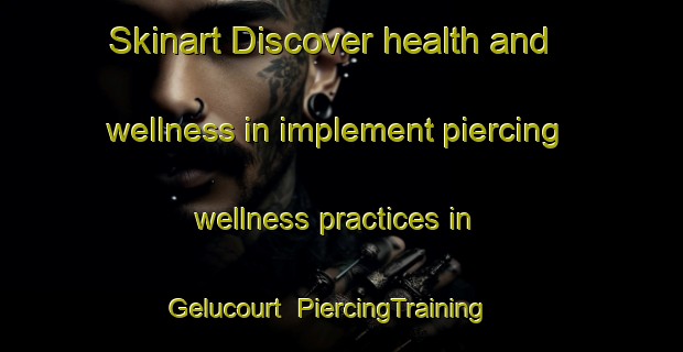 Skinart Discover health and wellness in implement piercing wellness practices in Gelucourt | PiercingTraining | PiercingClasses | SkinartTraining-France