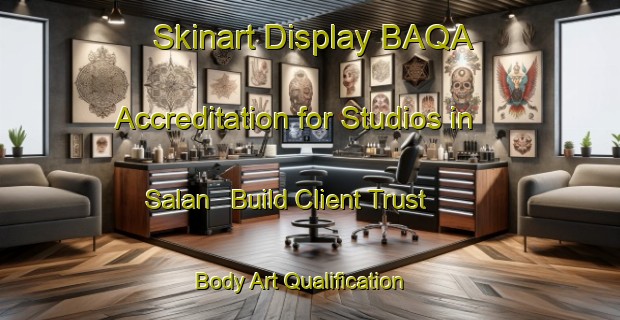 Skinart Display BAQA Accreditation for Studios in Salan - Build Client Trust | Body Art Qualification Authority | BAQA-France