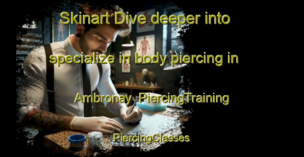 Skinart Dive deeper into specialize in body piercing in Ambronay | #PiercingTraining #PiercingClasses #SkinartTraining-France