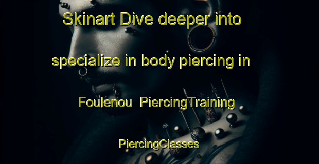 Skinart Dive deeper into specialize in body piercing in Foulenou | #PiercingTraining #PiercingClasses #SkinartTraining-France