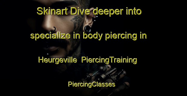 Skinart Dive deeper into specialize in body piercing in Heurgeville | PiercingTraining | PiercingClasses | SkinartTraining-France