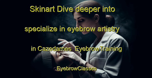 Skinart Dive deeper into specialize in eyebrow artistry in Cazedarnes | EyebrowTraining | EyebrowClasses | SkinartTraining-France
