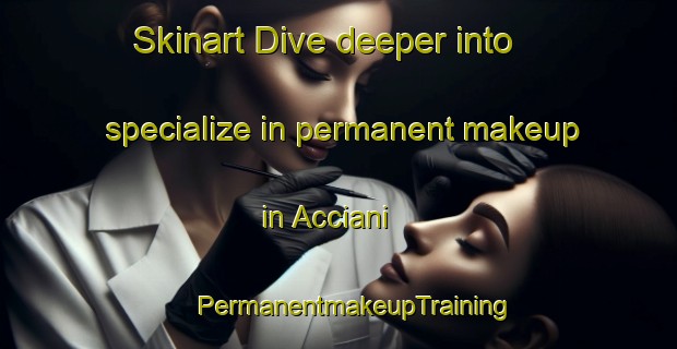 Skinart Dive deeper into specialize in permanent makeup in Acciani | #PermanentmakeupTraining #PermanentmakeupClasses #SkinartTraining-France