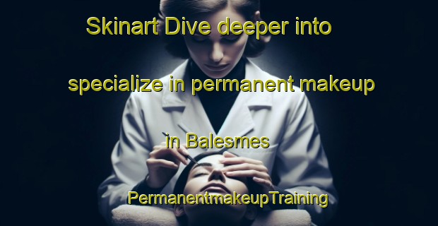 Skinart Dive deeper into specialize in permanent makeup in Balesmes | #PermanentmakeupTraining #PermanentmakeupClasses #SkinartTraining-France