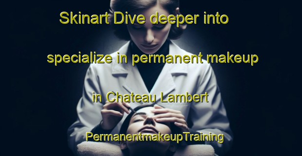 Skinart Dive deeper into specialize in permanent makeup in Chateau Lambert | PermanentmakeupTraining | PermanentmakeupClasses | SkinartTraining-France