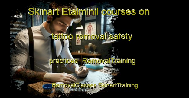 Skinart Etalminil courses on tattoo removal safety practices | #RemovalTraining #RemovalClasses #SkinartTraining-France