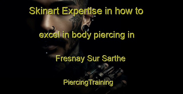 Skinart Expertise in how to excel in body piercing in Fresnay Sur Sarthe | PiercingTraining | PiercingClasses | SkinartTraining-France