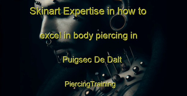 Skinart Expertise in how to excel in body piercing in Puigsec De Dalt | PiercingTraining | PiercingClasses | SkinartTraining-France