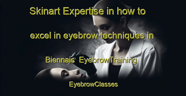 Skinart Expertise in how to excel in eyebrow techniques in Biennais | EyebrowTraining | EyebrowClasses | SkinartTraining-France