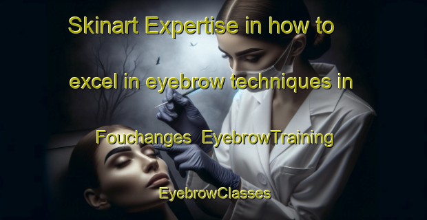 Skinart Expertise in how to excel in eyebrow techniques in Fouchanges | EyebrowTraining | EyebrowClasses | SkinartTraining-France