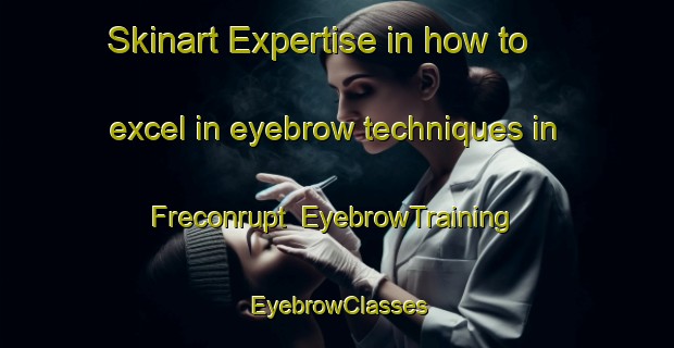 Skinart Expertise in how to excel in eyebrow techniques in Freconrupt | EyebrowTraining | EyebrowClasses | SkinartTraining-France