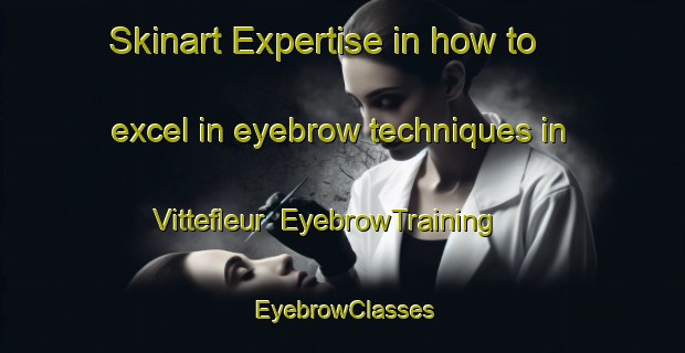 Skinart Expertise in how to excel in eyebrow techniques in Vittefleur | EyebrowTraining | EyebrowClasses | SkinartTraining-France