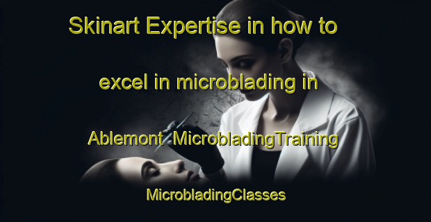 Skinart Expertise in how to excel in microblading in Ablemont | #MicrobladingTraining #MicrobladingClasses #SkinartTraining-France