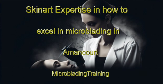 Skinart Expertise in how to excel in microblading in Arnancourt | #MicrobladingTraining #MicrobladingClasses #SkinartTraining-France