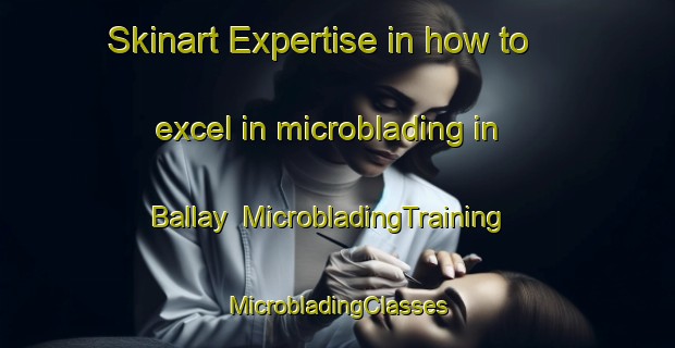 Skinart Expertise in how to excel in microblading in Ballay | #MicrobladingTraining #MicrobladingClasses #SkinartTraining-France