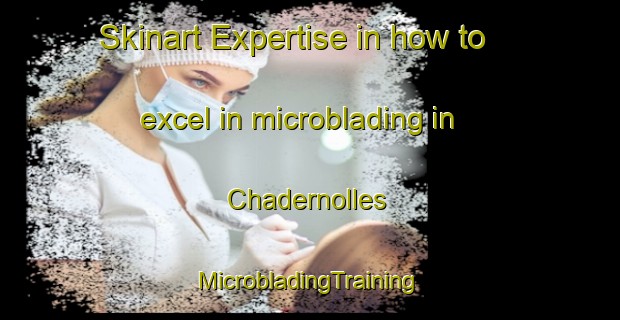 Skinart Expertise in how to excel in microblading in Chadernolles | #MicrobladingTraining #MicrobladingClasses #SkinartTraining-France