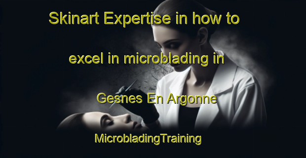 Skinart Expertise in how to excel in microblading in Gesnes En Argonne | MicrobladingTraining | MicrobladingClasses | SkinartTraining-France