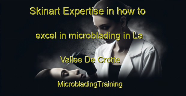Skinart Expertise in how to excel in microblading in La Vallee De Crotte | MicrobladingTraining | MicrobladingClasses | SkinartTraining-France