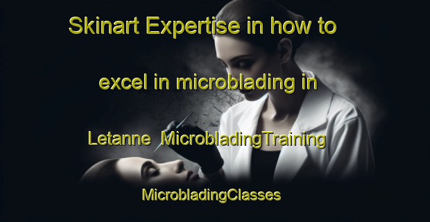 Skinart Expertise in how to excel in microblading in Letanne | MicrobladingTraining | MicrobladingClasses | SkinartTraining-France