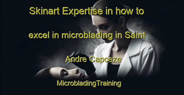 Skinart Expertise in how to excel in microblading in Saint Andre Capceze | MicrobladingTraining | MicrobladingClasses | SkinartTraining-France