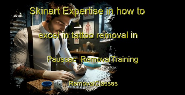 Skinart Expertise in how to excel in tattoo removal in Paussac | RemovalTraining | RemovalClasses | SkinartTraining-France
