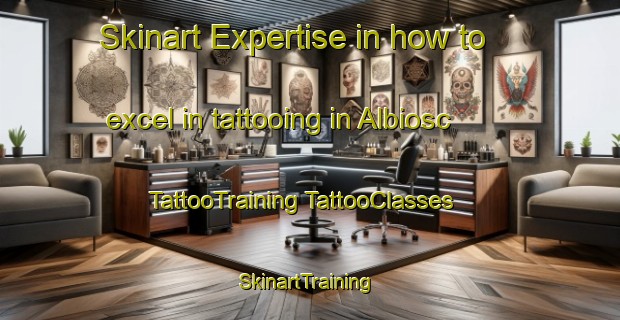 Skinart Expertise in how to excel in tattooing in Albiosc | #TattooTraining #TattooClasses #SkinartTraining-France