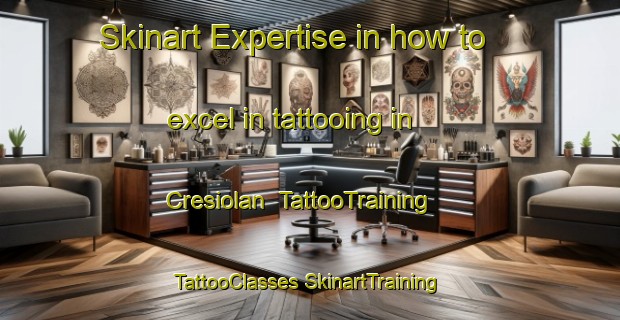 Skinart Expertise in how to excel in tattooing in Cresiolan | #TattooTraining #TattooClasses #SkinartTraining-France