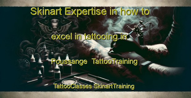 Skinart Expertise in how to excel in tattooing in Poussange | #TattooTraining #TattooClasses #SkinartTraining-France