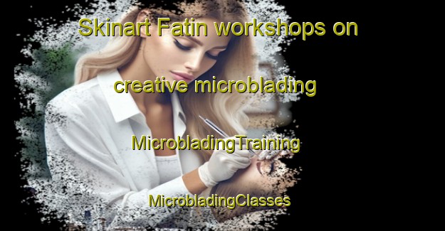 Skinart Fatin workshops on creative microblading | MicrobladingTraining | MicrobladingClasses | SkinartTraining-France