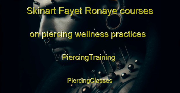 Skinart Fayet Ronaye courses on piercing wellness practices | #PiercingTraining #PiercingClasses #SkinartTraining-France