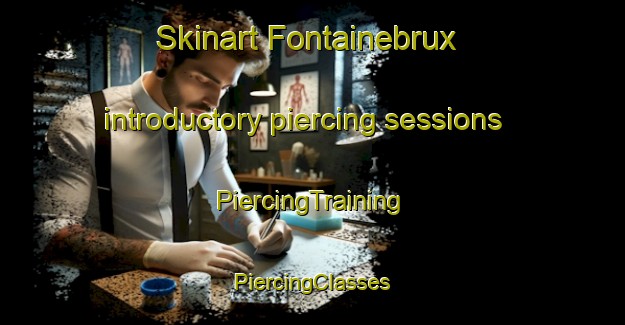 Skinart Fontainebrux introductory piercing sessions | #PiercingTraining #PiercingClasses #SkinartTraining-France