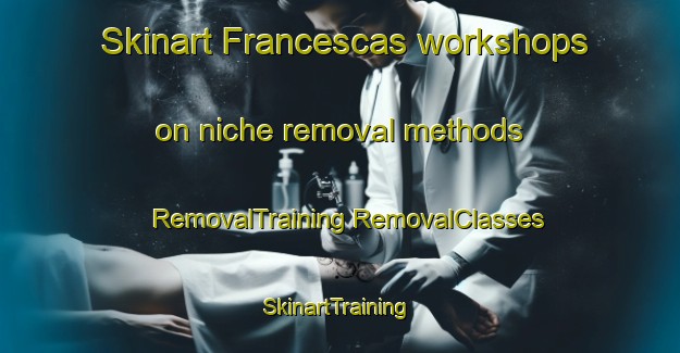 Skinart Francescas workshops on niche removal methods | #RemovalTraining #RemovalClasses #SkinartTraining-France