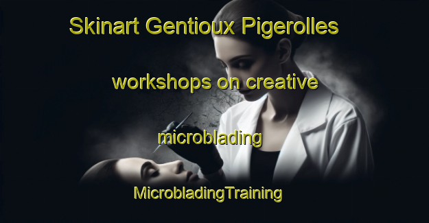 Skinart Gentioux Pigerolles workshops on creative microblading | MicrobladingTraining | MicrobladingClasses | SkinartTraining-France