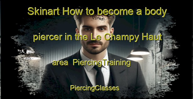 Skinart How to become a body piercer in the Le Champy Haut area | PiercingTraining | PiercingClasses | SkinartTraining-France