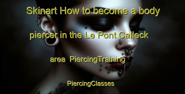 Skinart How to become a body piercer in the Le Pont Calleck area | PiercingTraining | PiercingClasses | SkinartTraining-France