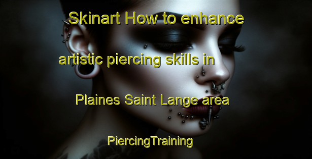 Skinart How to enhance artistic piercing skills in Plaines Saint Lange area | PiercingTraining | PiercingClasses | SkinartTraining-France