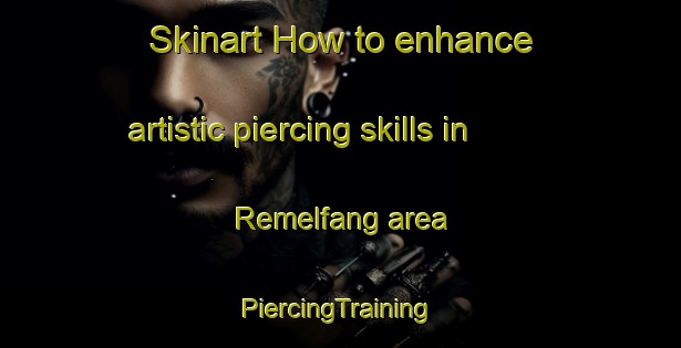 Skinart How to enhance artistic piercing skills in Remelfang area | #PiercingTraining #PiercingClasses #SkinartTraining-France