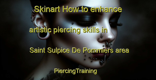 Skinart How to enhance artistic piercing skills in Saint Sulpice De Pommiers area | PiercingTraining | PiercingClasses | SkinartTraining-France
