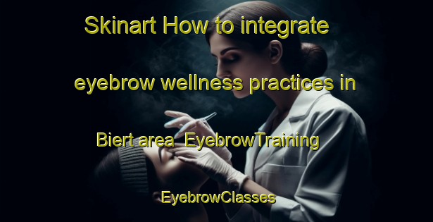 Skinart How to integrate eyebrow wellness practices in Biert area | EyebrowTraining | EyebrowClasses | SkinartTraining-France