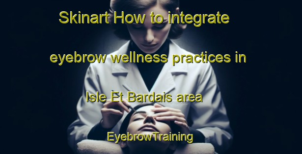 Skinart How to integrate eyebrow wellness practices in Isle Et Bardais area | EyebrowTraining | EyebrowClasses | SkinartTraining-France