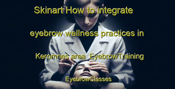 Skinart How to integrate eyebrow wellness practices in Keromnes area | EyebrowTraining | EyebrowClasses | SkinartTraining-France
