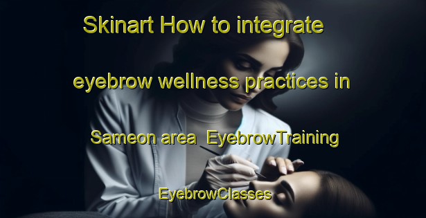 Skinart How to integrate eyebrow wellness practices in Sameon area | EyebrowTraining | EyebrowClasses | SkinartTraining-France
